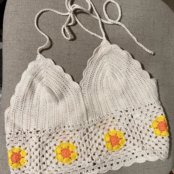 aerie Tops - NWT aerie crochet crop top